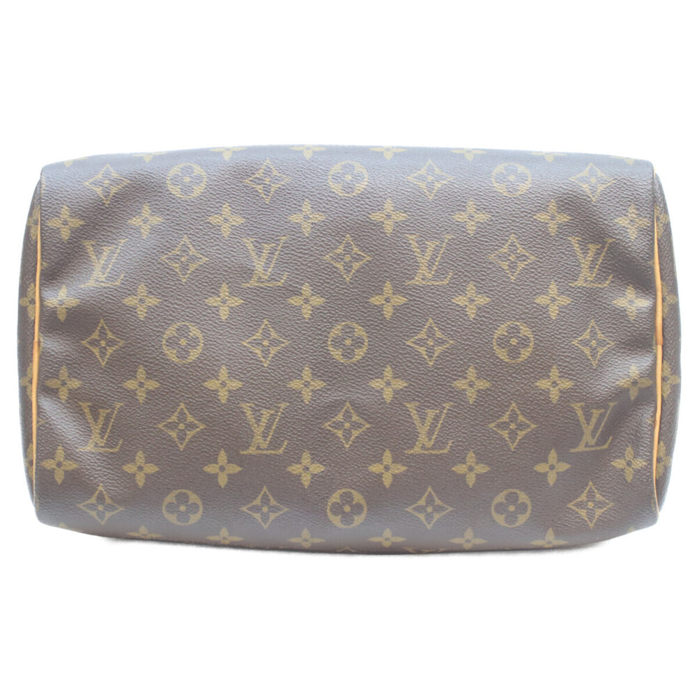 LOUIS VUITTON Brown Monogram Speedy 30 Boston Bag - Picture 5 of 10
